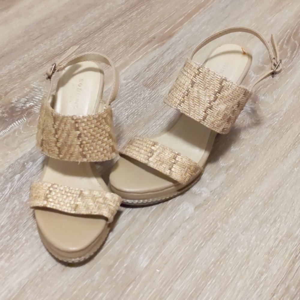 ⭐ Sonoma taupe heel sandals